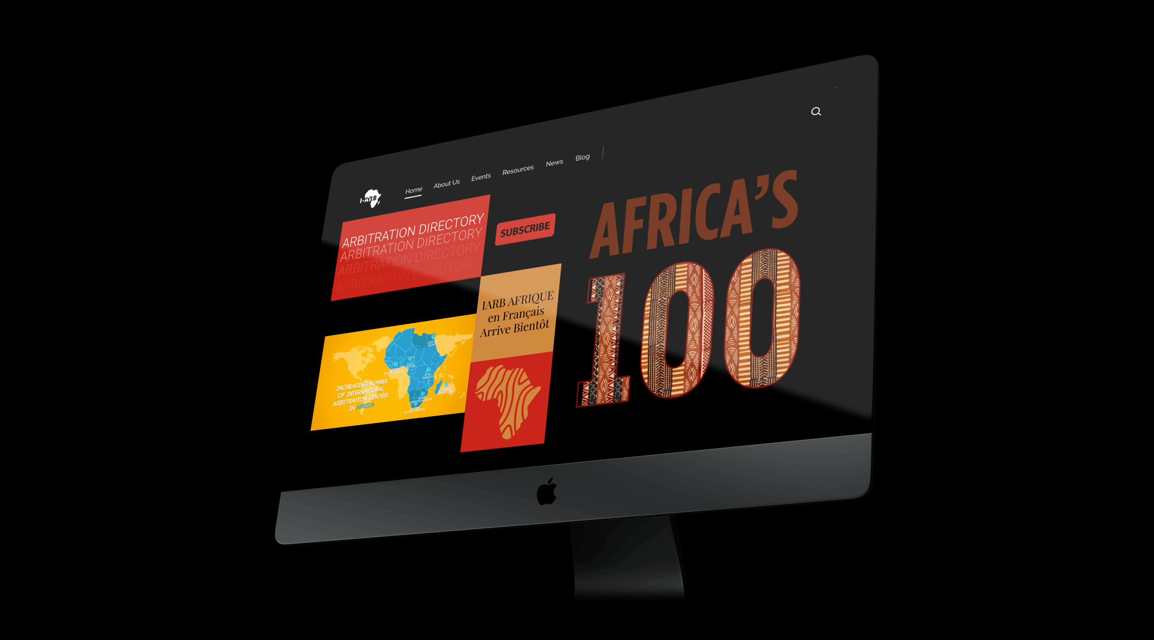 IARB Africa Website Design and development by Resolution Studio
